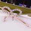 2015 New Model FY0070 Fashion Bow Knot Hair Barrette Clip Wholesale Full Diamond