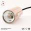 Tonghua Vintage Filament Pendant DIY Lamp Kit Light with New Copper Red Lamp Holder Ceiling Rose Textile Wire Made in China