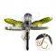 Top water fishing lures Dragonfly Dry Flies Insect Fly Fishing Lure  Trout Popper Wobblers For Trolling Hard Lure