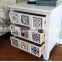 Vintage French Style Living Room Solid Wood Cabinet With 5 Drawers Design Cabinet