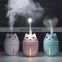 New Product Ideas 2018 3 in 1 Shenzhen Fan Cartoon USB Cool Mist Humidifier With LED Light