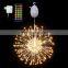 Outdoor Hanging Motor Rotation Led Christmas Firework String Light Led Christmas Copper Wire Fireworks Light Flashing