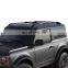 Matt Black Cargo Carrier Aluminum Alloy Cross Bar Roof Rack For Ford 4 Door Bronco