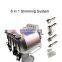 Top Selling 6 in 1 Vacuum 40K Cavitation RF Ultrasound Machine for Skin Lifting And Body Slimming with 8 Pads Laser