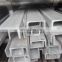 hot rolled 201 304 316 u type c type stainless steel channel bar