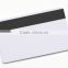 Blank magnetic stripe smart card for rfid card reader