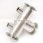 Stainless Steel Sanitary Food Grade Heating Jacketed Clamp Tee