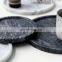 Promotional Marble Tray Tablette White Marble Round Plate Bandejas Storage Trays For Jewelry Storage Home Decor