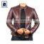 Matching Stitching Eye Catching Design Stylish and Luxury Men Genuine Leather Jacket Manufacturer