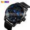 SKMEI 1309 Casual wholesale Genuine leather wrist watches men water resistance