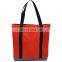 High Quality Custom Zipper Pocket Outdoor Beach Picnic Storage Food Cans Folding Tote Insulated Cooler Shopping Bag