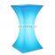 nightclub furniture sofas /Led PE Light Up Chair for Restaurant Discotheque Pub Used Glowing Bar Table