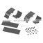 Off Road Hinge Mounting Brackets for 2007-2017 Jeep Wrangler JK LED Light  Bracket cnc machining service