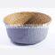HBK handmade flower pot  toys clothes Seagrass Belly rattan launder Basket for kid