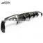 W212 E Class BB Style Carbon Fiber Rear Diffuser Lip For Mercedes Benz W212 E63 LCI 2013-2016