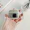 Hot Sale Mirror Earphone Case With Buckle Earbuds Cover for Airpods 1 2 Pro 3