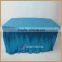 SQN#10 Factory supplier rectangular table linen ocean blue sequin table cloth