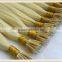 European 100% remy human nano ring hair extension sample welcomed