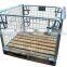 Powder coating collapsible steel cage pallets box basket pallet