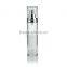 15ml 30ml 50ml Plastic Material Clear Bottle Silver Pump Dispenser
