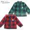 Japanese wholesale products cute jacket baby boy clothes check pattern for winter infant wear children garment kids clothing