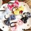 Handmade fabric bowknot elastic hair bands