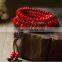 natural red jequirity Bodhi Seed Mala 108 bodhi beads for Meditation