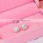 fashion pearl stud earrings in 925 silver for gift