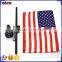 BJ-FLAG-US Rack Flag Mount Pole USA American Flag for Harley Sportster XL 883 1200 2004-2016