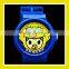 2016 Hot Sell Products Bros Baby Rinne Unisex Waterproof PVC Band Rubber Wrist Blue Watch