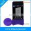 Silicone horn shape mini audio speaker for iPhone 5