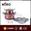Spary Color Induction Bottom Stainless Steel German Style Cookware Sets