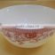 Ceramic new bone china bowl of 7" with decal for tableware