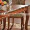 Antique carved wood table solid wood dining table designs