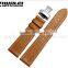 Luxury Genuine Leather Watchband With Deployment Buckle Watch Band Strap 21mm