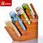 Brown 4 slots oblique acrylic cup organizer