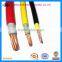 Double PVC Jacket Bare Copper Conductor Electric Wire Cable, BVV