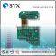 double sided golden finger pcb board mabufcturer with green solder mask