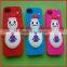 Christmas snowman 3D Cartoon thick mobile phone housing for Iphone 6 and 6P