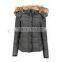 winter gray women padding jacket