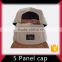 High capability eco-friendly 5 panel hat wholesale with plate