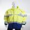 high visibility waterproof flame retardant antistatic winter safety jacket with inner coat