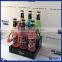 Custom fashionable clear acrylic wine bottle rack / clear acrylic wine stopper display racks