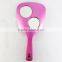 factory wholesale cheap handheld cosmetic mirror with magnifier