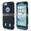 Super new popular heavy duty rugged tough hard tyre defender Silicone rubber PC robot armor wholesale case for iPhone 6 Plus