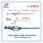 Cable protecting bars preformed Dead-end Clamp for short span ADSS