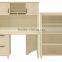 Volcano Dusk L-Shape Office Set with Bun Feet/office table executive 2 person desk office desk