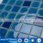 New design blue color mosaic for swimming pools price