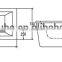 cUPC certified plastic rectangular tub, folding-hot-tub, spa hot tub