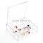 Clear acrylic cosmetic / ornament / handcrafts/display case storage box with compartment